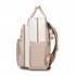 BCM2532 - Miss Lulu Stilvoller multifunktionaler Wickelrucksack mit isolierten Flaschenhaltern, Kinderwagenhaltern und Trolley-Schlaufe - Khaki und Beige