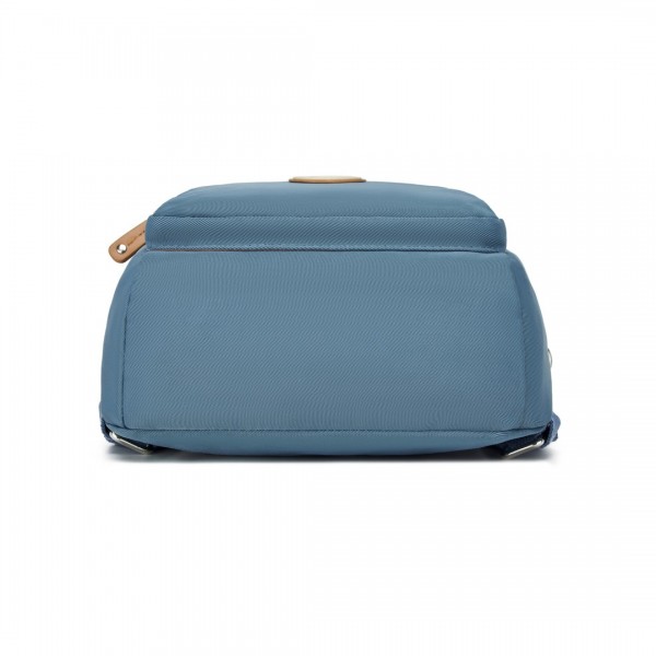 BPM2451 - Miss Lulu 3-in-1 Convertible Backpack with Removable Long Strap – Wear as Backpack, Shoulder or Crossbody Bag - Blue