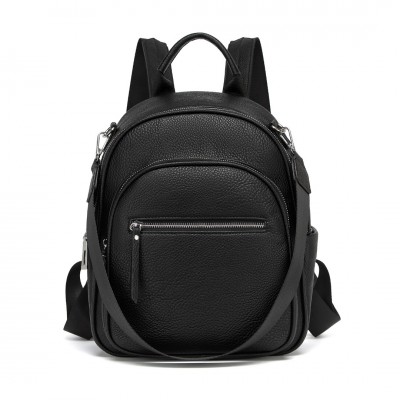 anti theft leather backpack uk Anti-Theft Mini with Fingerprint Lock this backpack was designed for you Astoria Laptop Backpack Leather 17