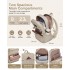 BPM2609 - Miss Lulu Quilted Lightweight Backpack, Fits 15.6 Inch Notebook, Cabin Approved Underseat Carry On Bag - Beige