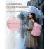 BPM2609 - Miss Lulu Quilted Lightweight Backpack, Fits 15.6 Inch Notebook, Cabin Approved Underseat Carry On Bag - Pink