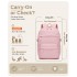 BPM2609 - Miss Lulu Quilted Lightweight Backpack, Fits 15.6 Inch Notebook, Cabin Approved Underseat Carry On Bag - Pink
