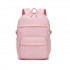BPM2609 - Miss Lulu Quilted Lightweight Backpack, Fits 15.6 Inch Notebook, Cabin Approved Underseat Carry On Bag - Pink