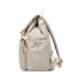 BPM2610 - Miss Lulu Lightweight Nylon Drawstring Backpack – Casual Daily Rucksack with 13 Inch Laptop Sleeve for Travel & Commute - Beige