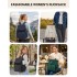 BPM2610 - Miss Lulu Leichter Nylon-Zugbeutelrucksack – Lässiger Alltagsrucksack mit 13-Zoll-Laptopfach für Reisen und Pendeln - Beige
