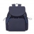 BPM2610 - Miss Lulu Lightweight Nylon Drawstring Backpack – Casual Daily Rucksack with 13 Inch Laptop Sleeve for Travel & Commute - Navy