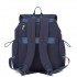 BPM2610 - Miss Lulu Lightweight Nylon Drawstring Backpack – Casual Daily Rucksack with 13 Inch Laptop Sleeve for Travel & Commute - Navy
