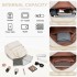 BPM2614 - Miss Lulu Checked PVC Backpack with Detachable Bow, Casual Women’s Daypack for School, Travel & Daily Use - Beige