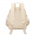 BPM2617 - Miss Lulu Women's Backpack, Water-Resistant Nylon Convertible Shoulder and Crossbody Bag for Travel Work - Beige