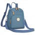 BPM2651 - Miss Lulu 3-in-1 Convertible Rucksack mit Abnehmbarem Langriemen – Tragbar als Rucksack, Schulter- oder Crossbody-Tasche - Blau