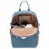 BPM2651 - Miss Lulu 3-in-1 Convertible Rucksack mit Abnehmbarem Langriemen – Tragbar als Rucksack, Schulter- oder Crossbody-Tasche - Blau