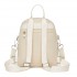 BPM2651 - Miss Lulu 3-in-1 Convertible Rucksack mit Abnehmbarem Langriemen – Tragbar als Rucksack, Schulter- oder Crossbody-Tasche - Beige
