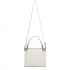 HBM2509 - Miss Lulu Textured PU Leather Crossbody Handbag with Woven Accents for Women - Beige