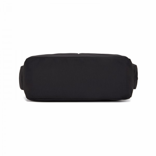 HBM2611 - Miss Lulu Chic Roomy Ladies Shoulder Tote Bag, with 15.6-inch Laptop Sleeve and Luggage Strap for Daily Use - Beige And Black