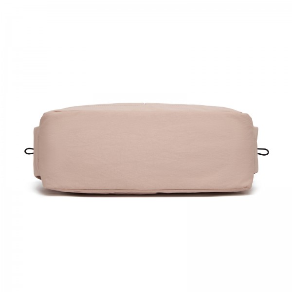HBM2611 - Miss Lulu Schicker geräumiger Damen-Schultertasche-Tote mit 15,6-Zoll-Laptophülle und Gepäckgurt für den Alltag - Rosa