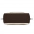 HBM2612 - Miss Lulu Minimalistische Langlebige Umhängetasche für Arbeit, Schule & Reisen mit Laptopfach und Mehreren Taschen - Beige und Braun