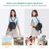 L1414 - Miss Lulu Totenkopf-Nieten Rucksack Schultertasche - Schwarz