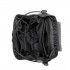 L1414 - Miss Lulu Totenkopf-Nieten Rucksack Schultertasche - Schwarz