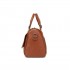 L2332 - Miss Lulu Perfect Fusion of Genuine and PU Leather Women's Tote Crossbody Bag - Brown