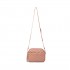 LA2119 - Miss LuLu Lightweight Quilted Leather Cross body Bag - Pink