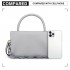 LB2122 - Miss Lulu Personality Versatile Chain Handbag Crossbody Bag - Grey