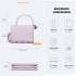 LB2122 - Miss Lulu Personality Versatile Chain Handbag Crossbody Bag - Purple