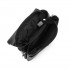 LB2140 - Miss Lulu Touch Screen Genuine Leather Small Crossbody Bag - Black