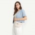 LB2307 - Miss Lulu Wide Strap Bum Bag Lightweight Adjustable Waist Bag - Grey