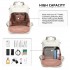 LG2333 - Miss Lulu Versatile Anti-Theft PU Leather Convertible Bag And Backpack - Beige