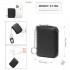 LP2120 - Miss Lulu RFID Blocking Basic Zip Around Wallet - Black