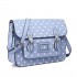 LT1665D2 MISS LULU PU SATCHEL TUPFEN BLAU