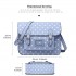 LT1665D2 MISS LULU PU SATCHEL TUPFEN BLAU