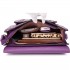 LT1665D2 MISS LULU PU SATCHEL TUPFEN PURPLE