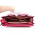 LT1665D2 MISS LULU TUPFEN PU SATCHEL PINK