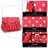 LT1665D2 MISS LULU PU SATCHEL Punkte Rote