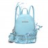 LT1705 - Miss Lulu PU Leather Look Small Fashion Backpack - Blue