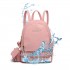 LT1705 - Miss Lulu PU Leather Look Small Fashion Backpack - Pink