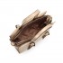 LT2135 - Miss Lulu Crocodile Pattern Large Capacity Leather Cross-body Handbag - Khaki