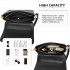 LT2201 - Miss Lulu Diamond Quilted Leather Chain Shoulder Bag - Black