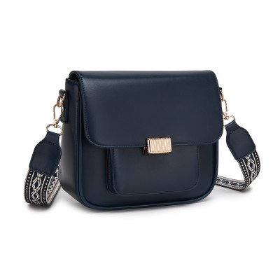 miyu＊ MSM2513 - Miss Lulu Chic Fashion PU Crossbody Shoulder Bag with