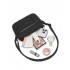 MSM2619 - Miss Lulu Women’s Crossbody Bag, Multi‑Zip Pockets Compact Daily Shoulder Bag - Black