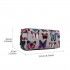 PC-B - Miss Lulu Canvas Pencil Case Butterfly Grey