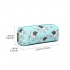 PC-UN - MISS LULU UNICORN CANVAS PENCIL CASE - BLUE