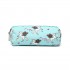 PC-UN - MISS LULU UNICORN CANVAS PENCIL CASE - BLUE