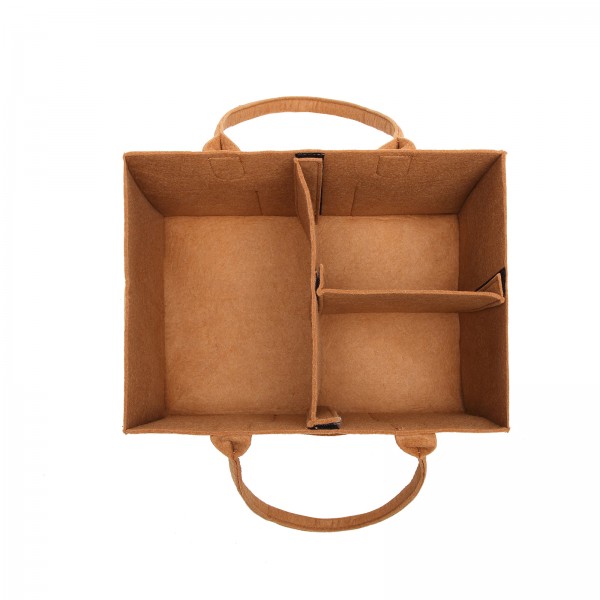 S2049 - Kono Felt Caddy Organiser With Storage - Khaki