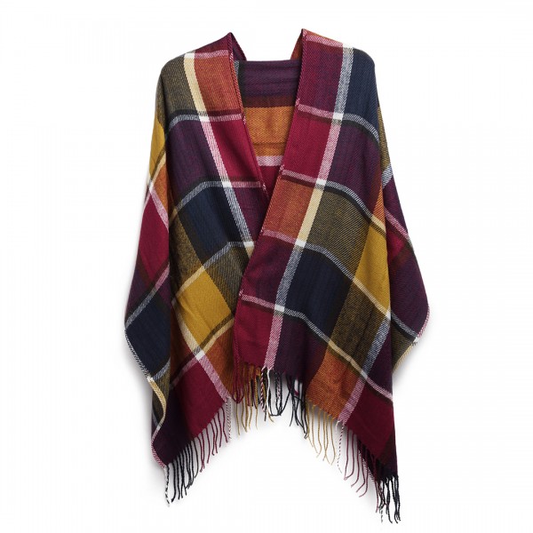 Winter Wear - Soft Knitted Warm Light Purple Acrylic Women Shawl