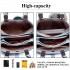 E1751 - Miss Lulu Leather Look Multi Compartment Pom Pom Shoulder Bag - Blue E1751 - Miss Lulu Leather Look Multi Compartment Pom Pom Shoulder Bag - Blue