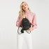 LT1705 - Miss Lulu PU Leather Look Small Fashion Backpack - White