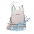 LT1705 - Miss Lulu PU Leather Look Small Fashion Backpack - White