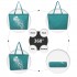 S2315 - Reusable Canvas Shopping Tote Bag - Green